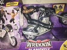 🔥⚱️🔥⚱️🔥⚱️🔥⚱️🔥⚱️🔥⚱️🔥WWE Mattel The Undertaker WREKKIN Slamcycle Motorcycle