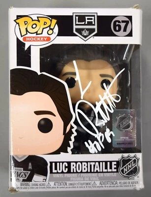 Luc Robitaille Signed Los Angeles Kings Funko Pop Vinyl Figure - Image 1 of 4