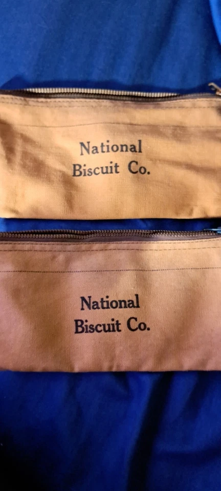 Vintage money bags, national biscuit company, tag nabisco - Image 1 of 1