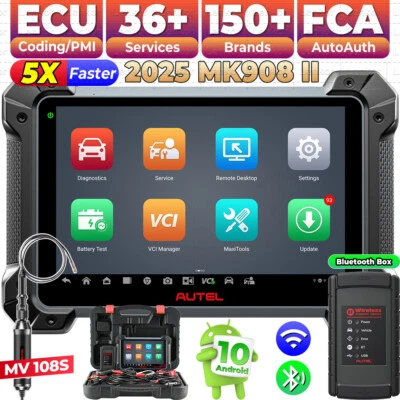 2025 AUTEL MaxiSYS MK908 II MS908S PRO II PROFI OBD2 Diagnosegerät ECU Codierung - Bild 1 von 4