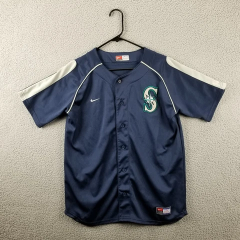 Seattle Mariners Batting Practice Jersey Small 19X27 Sewn Stitched VINTAGE Cover