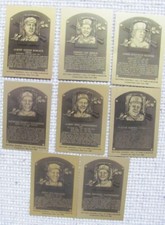 1989 Baseball Hall of Fame Metallic Cards Lot of 8 Stargell Bench Yastrzemski