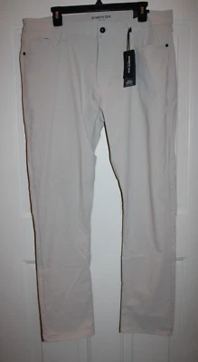 Nuevo con etiquetas Pantalón Kenneth Cole 38x32 Tech Calce Ajustado Ligero Movilidad Caqui Foto 1 de 4