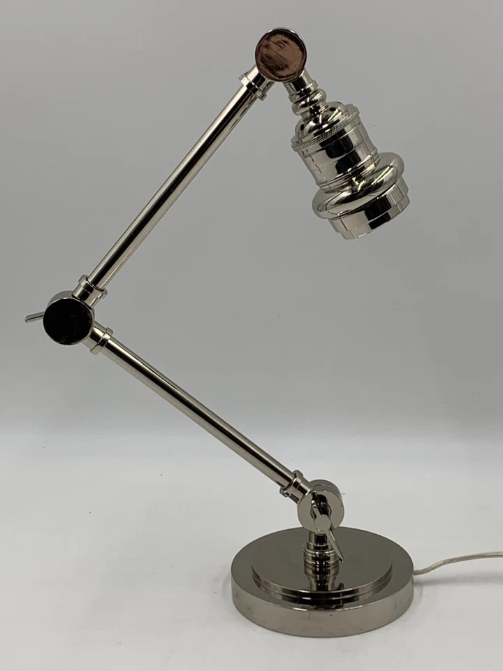 Pottery Barn Classic Articulating Adjustable Wall Sconce Nickel- Retail