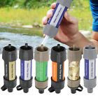 Outdoor Portable Water Filter Straw w/Bag Kit Water Purifier for Camping Hiking
