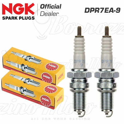 2 CANDELE NGK DPR7EA-9 HARLEY DAVIDSON DYNA LOW RIDER 1450 Foto 1 de 3