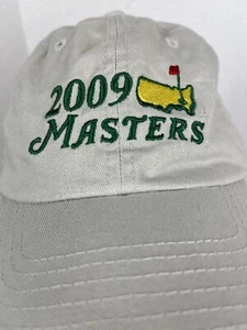 MASTERS 2009 Embroidered Logo Collectible Golf Cap American Needle Claspback Hat - Picture 1 of 9