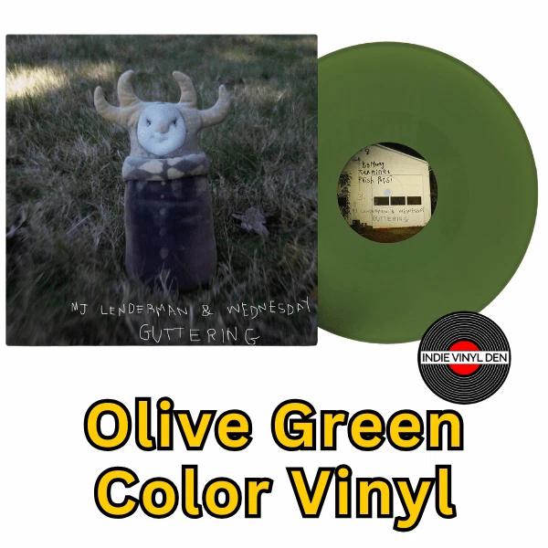 MJ Lenderman & Wednesday - Guttering - Olive Green Color Vinyl Record - Image 1 of 1