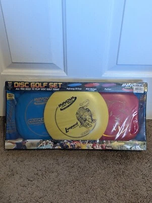 Innova Disc Golf Set Of 3 Blue Yellow Red Fairyway Driver Mid-Range Putter NEW - Image 1 of 4