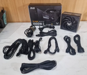 ASUS TUF Gaming 1000W Modular PC Power Supply PCI-E 5.1 ATX 3.1 PSU 12V-2x6 - Afbeelding 1 van 16