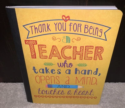 NEW Tree-Free Greetings Teacher Appreciation Notebook Journal School Gift 140pg - Image 1 of 4