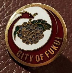 City Of Fukui Enamel Lapel Pin plus a London pin - Picture 1 of 4