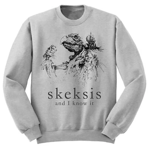 Skeksis & I Know It Dark Crystal Sweater Retro Labyrinth Goblin King Vintage - Picture 1 of 3