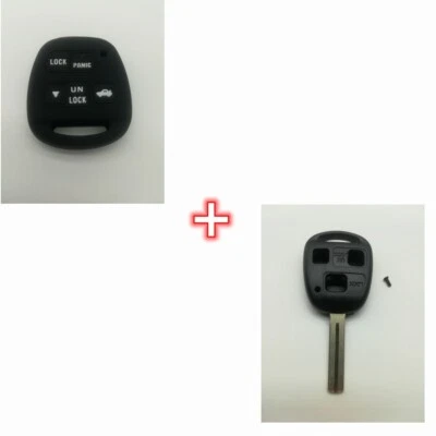 Carcasa de llave + cubierta de llave para LEXUS RX330 RX400H RX350 GS400 LS400 ES300 GS430 IS300 Foto 1 de 4
