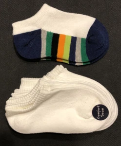 Stride Rite Unisex Kids Lot Of 6 Ankle No Show Socks Stretch Size 5-6.5 New - Picture 1 of 3