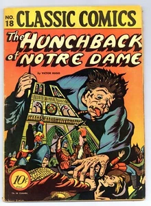 CLASSIC COMICS 18 (VGF) HUNCHBACK OF NOTRE DAME HRN17 1st print 1A LDC 1944 a686 - Bild 1 von 2