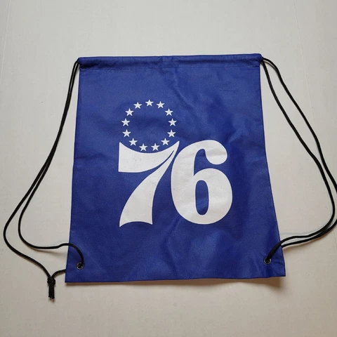 NBA Philadelphia 76ers Drawstring Bag Blue White 🦊35 Cover