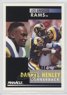 1991 Pinnacle Darryl Henley #63 Rookie RC - Image 1 of 2