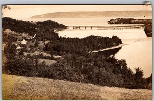 Antigua postal puente ferroviario Bear River, Bear River de 1910, década de 1910 - Imagen 1 de 2