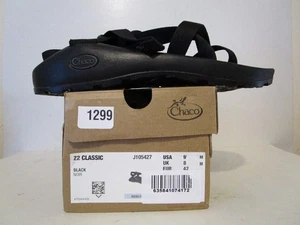 Chaco Z2 klassische bequeme verstellbare Zehenschlaufe Herren Sandale schwarz Größe 9 - Bild 1 von 6