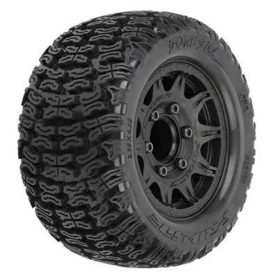 Proline 10239-10 1:10 Bonesaw F/R 2.8" MT Tires Mounted 12mm/14mm Black Raid (2) - Bild 1 von 4