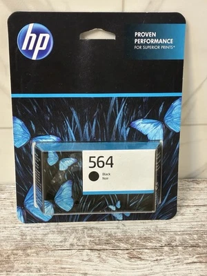  Cartucho de tinta de impresora original HP 564 negro caducidad 6/2026 SELLADO Foto 1 de 4