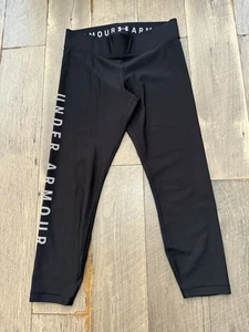 Under Armour Leggings schwarz Kompressionslogo Gr. L - Bild 1 von 6