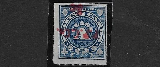US Scott RF18a, Revenue, Playing Cards, Nonden, 8 C SCHG, Used, NG, NH, F/VF - Image 1 of 1