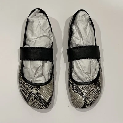 Kenneth Cole нежные души Gabby балет плоский кожаный женщин 8 М змеиная кожа комфорт - Изображение 1 из 4