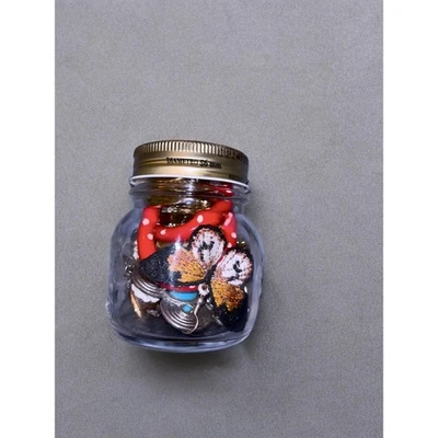 Mini berloques cheios de frasco de vidro exclusivos borboleta contas de coral fabricação de joias - Imagem 1 de 4