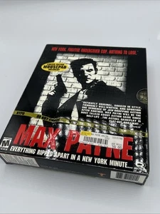 Max Payne (PC, 2001) Big Box Einzelhandel mit Mousepad Brandneu Fabrikversiegelte Box - Bild 1 von 13