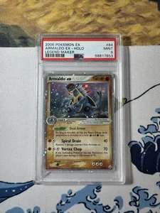 PSA 9 2006 Armaldo EX Holo #84 EX Legend Maker Rare Pokemon SWIRL COSMOS - Picture 1 of 4