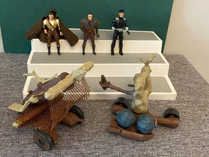 3x Robin Hood Prince of Thieves Figures Net Launcher & Bola Bomber Kenner 1991 - Picture 1 of 7