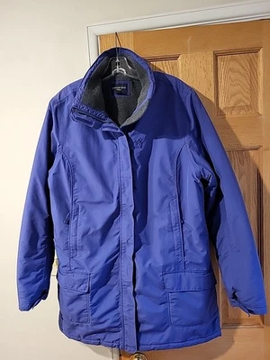 Lands End Squall Full Zip Jacket Women L/T 14-16 Waterproof Windproof Insulated  - Image 1 of 4