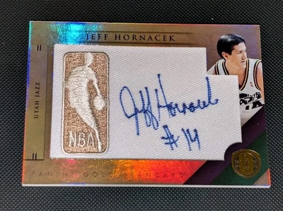 2010-11 Panini Gold Standard Jeff Hornacek Gold NBA Logoman Auto #111/199 Rare🔥 - Image 1 of 4