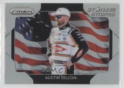 2019 Panini Prizm Stars and Stripes Silver Prizm Austin Dillon #SS-5 - Image 1 of 2