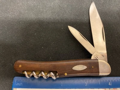 Cuchillo Robt Klaas Serpentine Jack con sacacorchos, asas de madera Foto 1 de 4