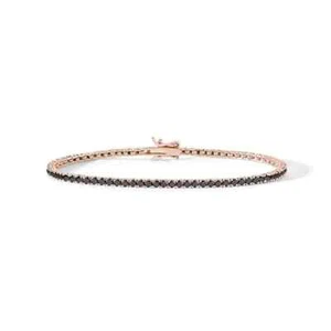 Comete Bracciale Tennis Uomo Argento 925 Rosè Misura 19 cod. UBR 901 M19 - Imagen 1 de 2