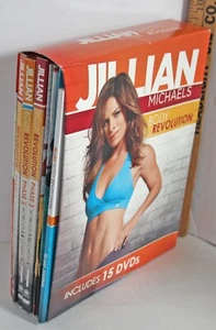 Jillian Michaels Body Revolution Home Workout 15 CD’s & Books - Picture 1 of 8