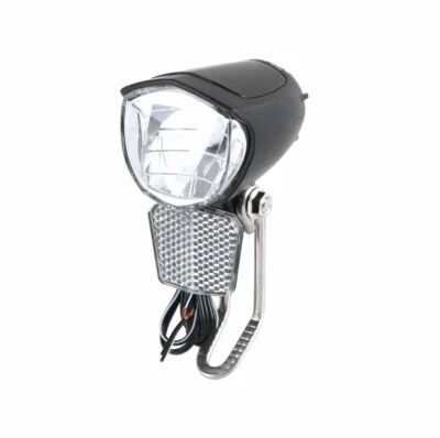 CEVISS Fahrrad-Lampe Led Scheinwerfer 75 LUX Nabendynamo Standlicht Sensor - Bild 1 von 4