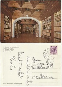 S. EREMO DI CAMALDOLI - AREZZO - LA BIBLIOTECA - VIAGG. 1969 -2440- - Foto 1 di 1