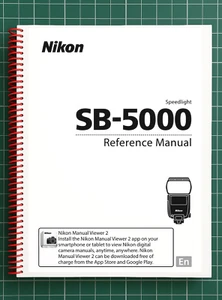 Nikon SB-5000 — User Reference Manual Guide — 199 Pages — Printed & Bound in USA - Picture 1 of 7