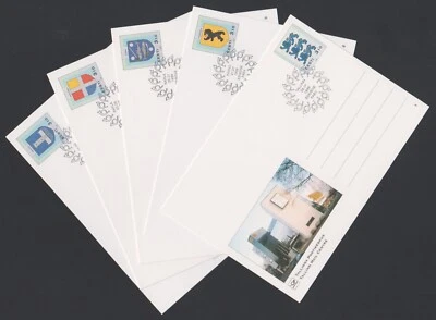 Estonia Cover 1999 Pre-paid Stationary Card #1-5 CTO FDC XF Z4103 - Image 1 of 4