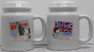 Peanuts Snoopy Beaglefest 2004 Salt & Pepper Shakers Mint Condition No stopper - Picture 1 of 7