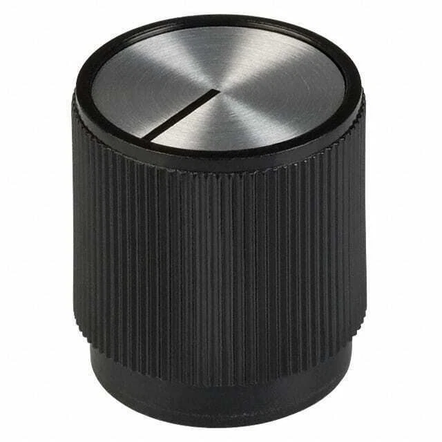 1 x KNOB KNURLED 0.250  PLAST - Image 1 of 1