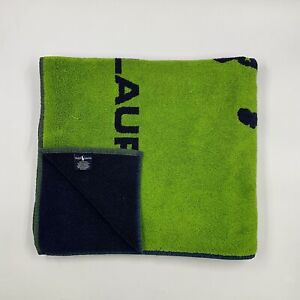 Ralph Lauren Bath Towel - Blue Green Beach Pool Cotton - Brazil - 64 x 28 in