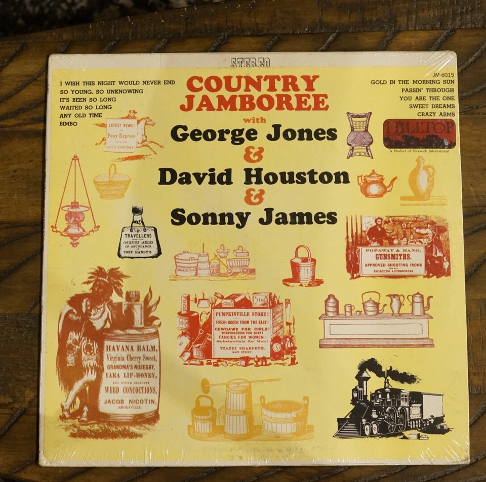 NEW SEALED Country Jamboree George Jones & David Houston & Sonny James LP VINYL  Foto 1 de 1