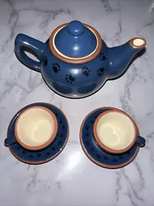 Boyds Bears 20th Anniversary 1979-1999 Ceramic Mini Teacup & Saucer Set Rare - Picture 1 of 6