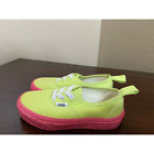 Vans Boys Athletic Shoes Green Pink 721356 Low Top Lace Up Sneakers 12M