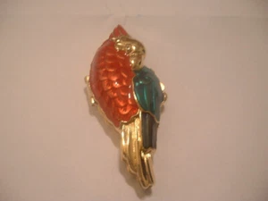 Estee Lauder Solid Perfume Compact 1991 "Parrot" Full - Picture 1 of 1